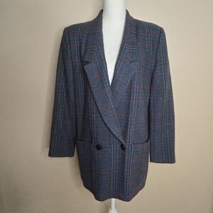Giorgio Sant'Angelo Multicolor Wool Blazer